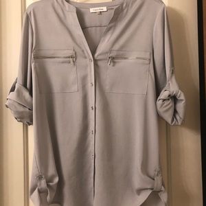 EUC Calvin Klein tunic blouse size M.